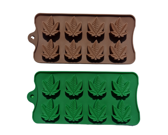 Silikonform Cannabisblatt | Backform für Süßigkeiten, Schokolade, Seife & mehr | BPA-frei lebensmittelecht | DIY Geschenkidee I Knybbler