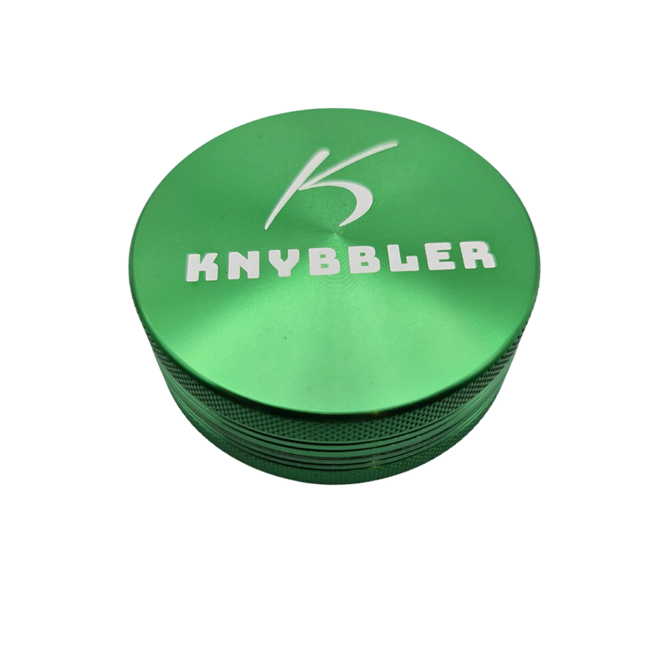 Knybbler's Aluminium Grinder | 2-teilig | Ø 62 mm | ^ 23mm | grün Knybbler