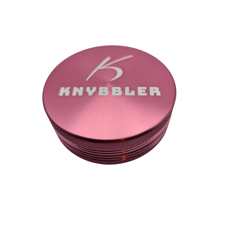 Knybbler's Aluminium Grinder | 2-teilig | Ø 62 mm | ^ 23mm | rosa Knybbler