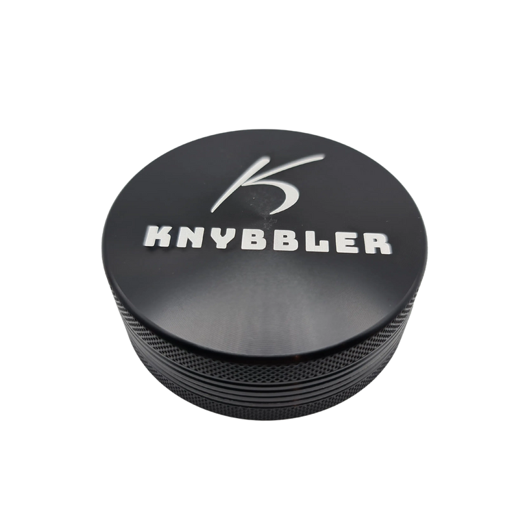 Knybbler's Aluminium Grinder | 2-teilig | Ø 62 mm | ^ 23mm | schwarz Knybbler