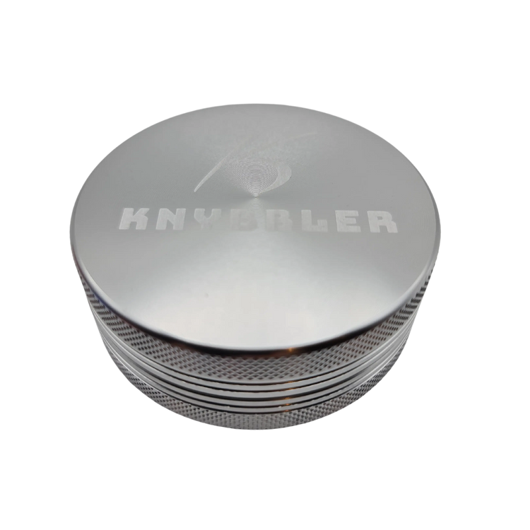 Knybbler's Aluminium Grinder | 2-teilig | Ø 62 mm | ^ 23mm | silber Knybbler