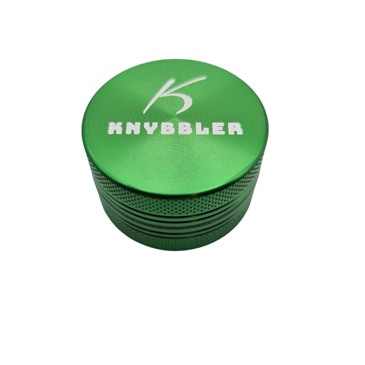 Knybbler's Mini Aluminium Grinder | 2-teilig | Ø 40 mm | ^ 24mm | grün Knybbler