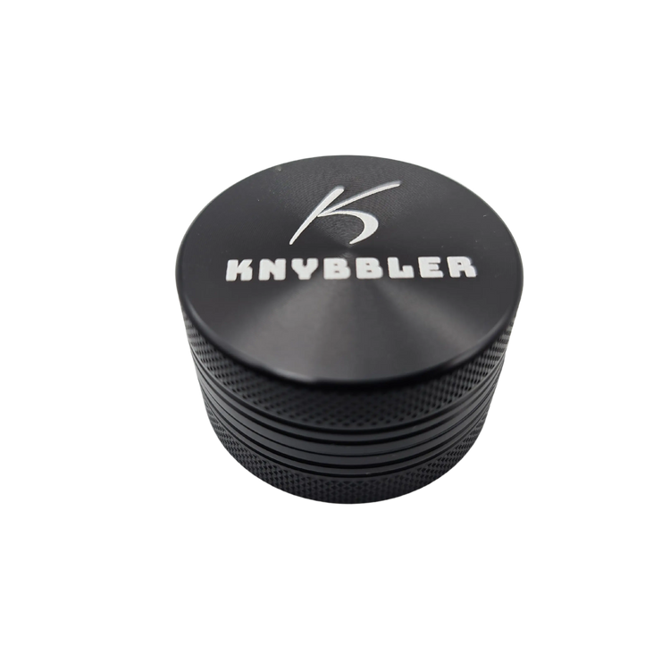 Knybbler's Mini Aluminium Grinder | 2-teilig | Ø 40 mm | ^ 24mm | schwarz Knybbler