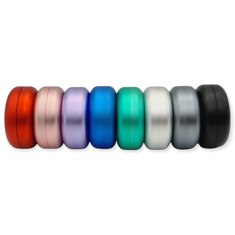Aufbewahrungsdose / Luftdicht / Wasserdicht / Lichtdicht / Knybbler Cannapuck 1.0 / Metall Dose / ø55x23mm / Pillendose (rose gold) Knybbler