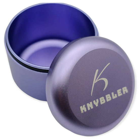 Knybbler's Cannapuck 2.0 Metall Dose ø55x46mm (lila) Knybbler
