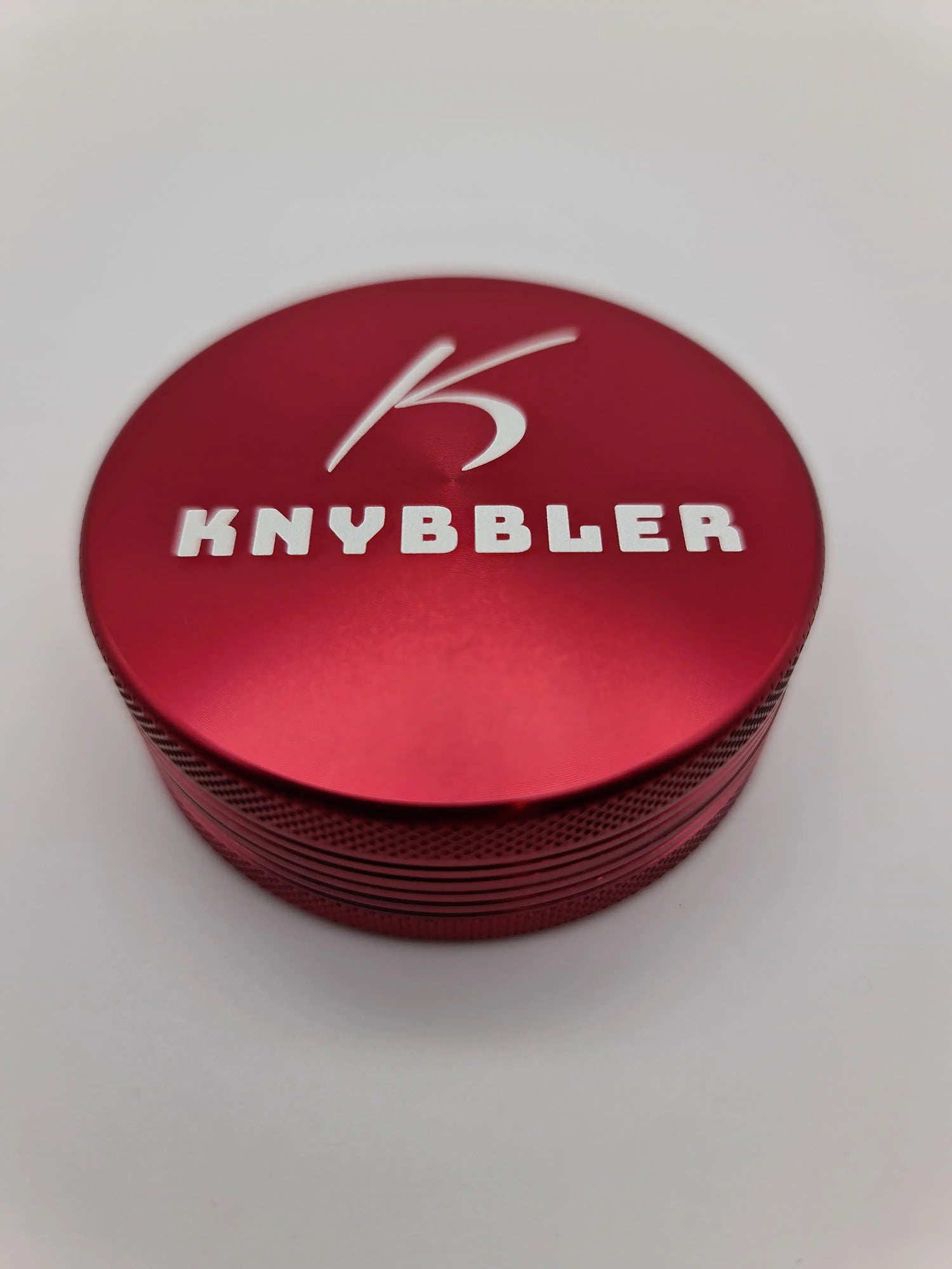 Knybbler's Aluminium Grinder | 2-teilig |  Ø 62 mm | ^ 23mm | rot Knybbler