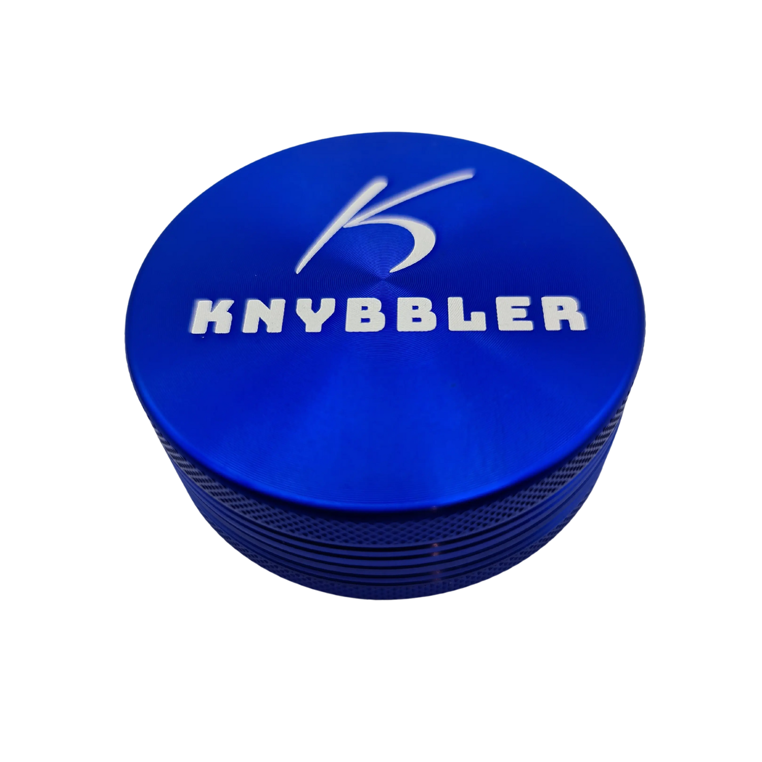 Knybbler's Aluminium Grinder | 2-teilig |  Ø 62 mm | ^ 23mm | blau Knybbler