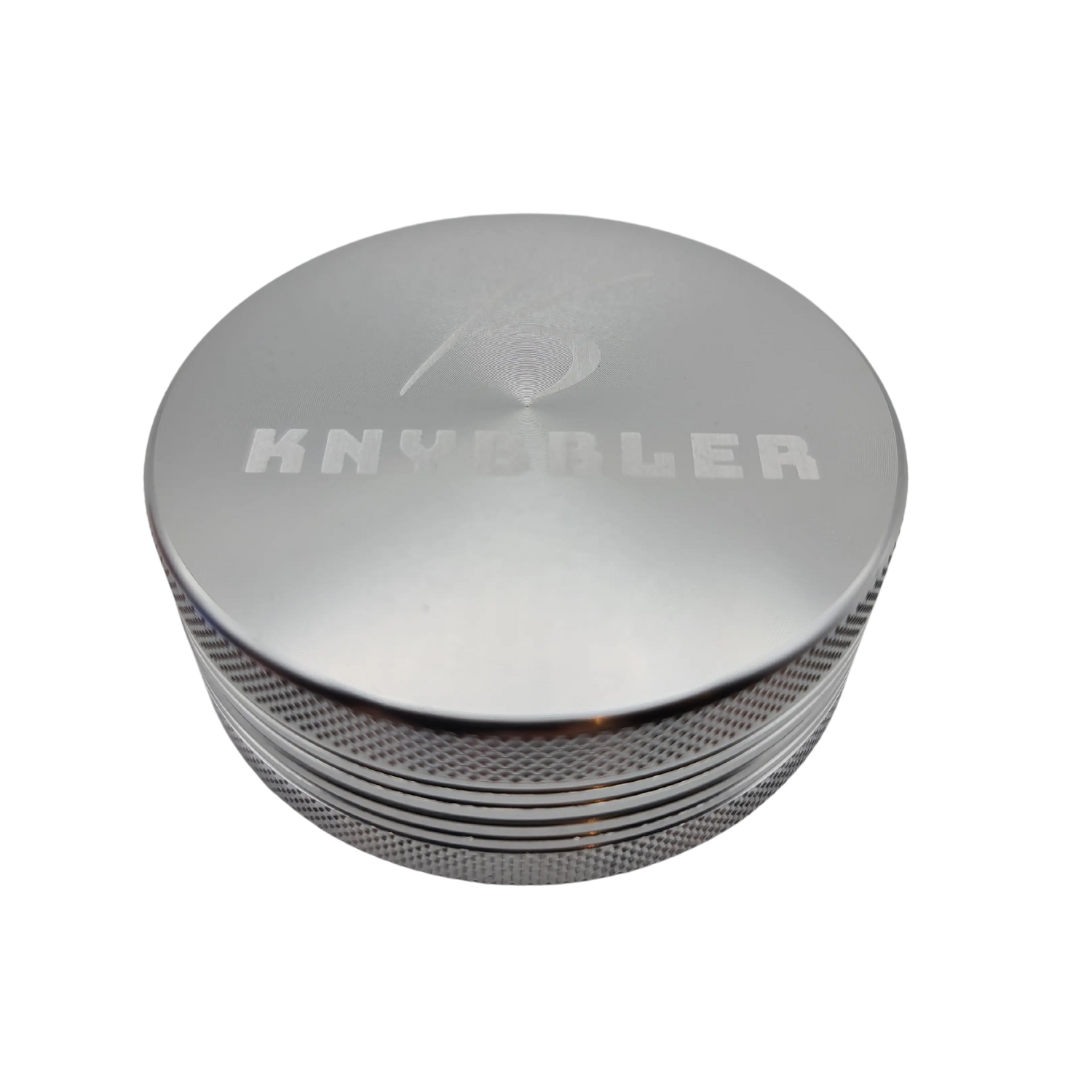 Knybbler's Aluminium Grinder | 2-teilig |  Ø 62 mm | ^ 23mm | silber Knybbler