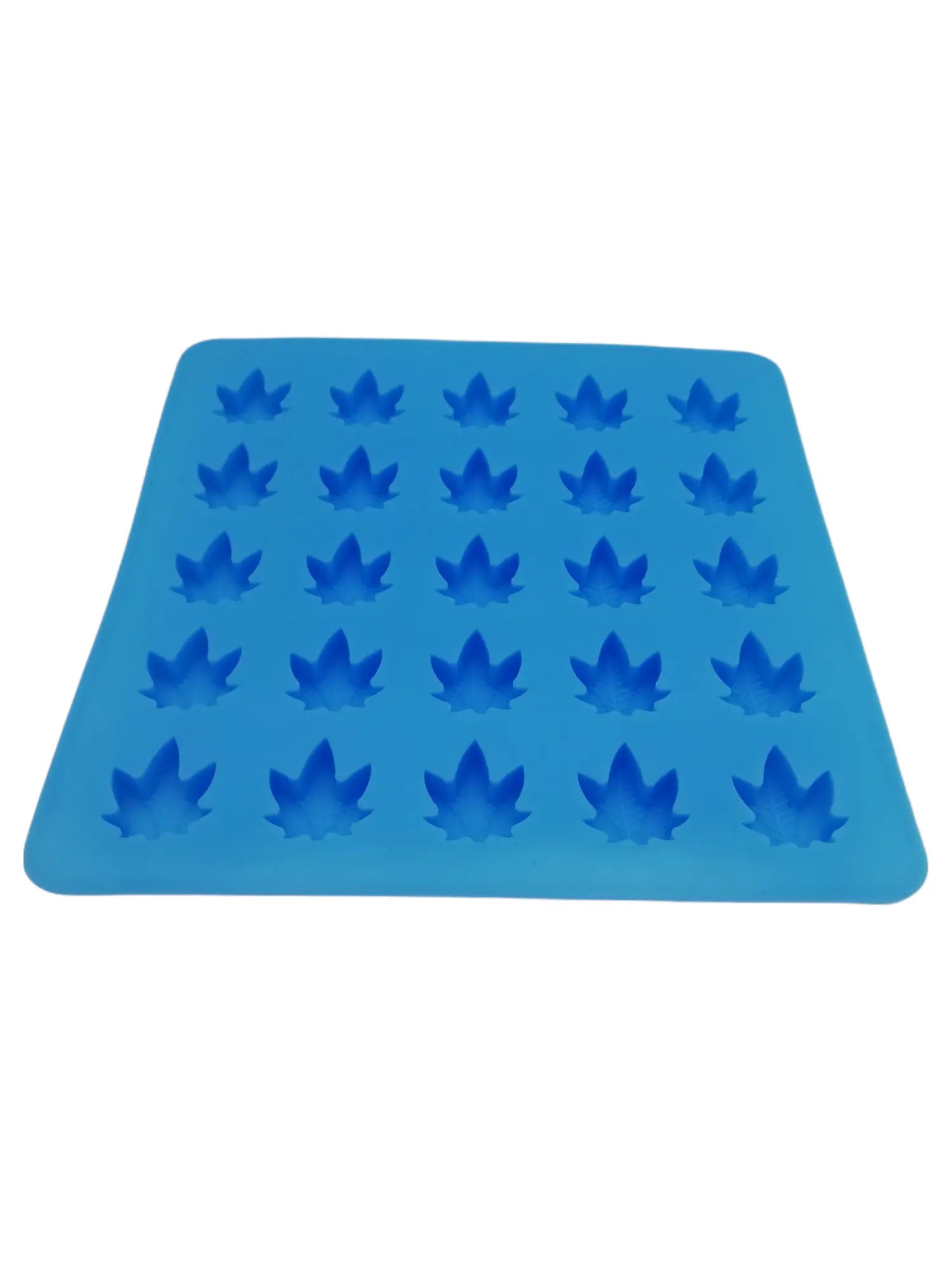 Kreative Köpfe aufgepasst: Silikonform Hanfblatt Maple Leaf Backform Bastelform (blau) Knybbler