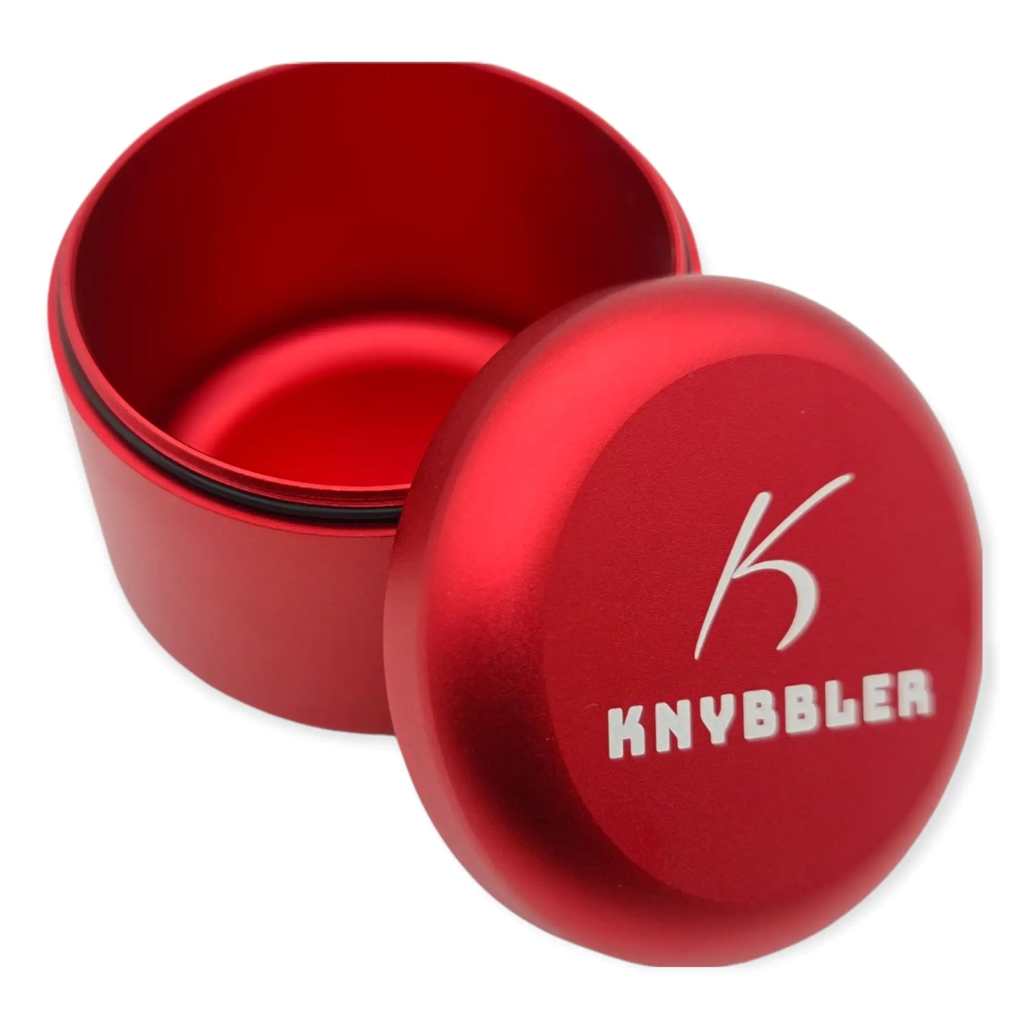 Knybbler's Cannapuck 2.0 Metall Dose ø55x46mm (rot) Knybbler